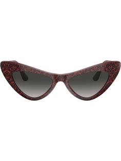 Dolce & Gabbana Eyewear солнцезащитные очки с принтом