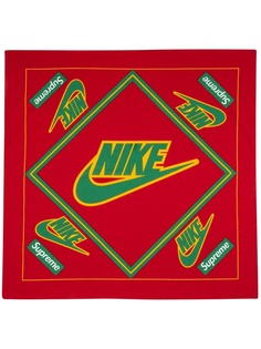 Supreme платок с логотипом из коллаборации с Nike