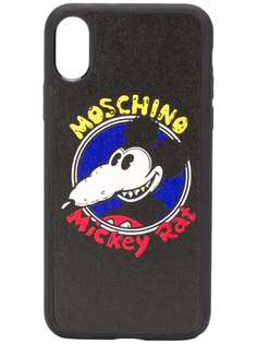 Moschino чехол Mickey Rat для iPhone X