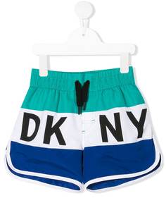 Dkny Kids плавки-шорты в стиле колор-блок