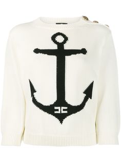 Elisabetta Franchi джемпер вязки интарсия