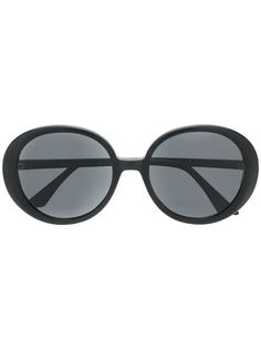Emmanuelle Khanh солнцезащитные очки в массивной круглой оправе