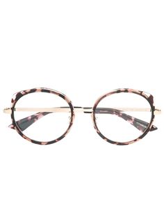 Emmanuelle Khanh очки в круглой оправе черепаховой расцветки