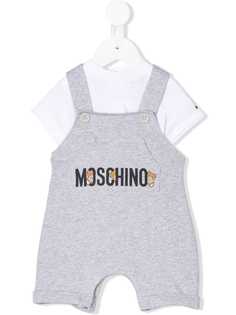 Moschino Kids многослойный комбинезон с логотипом