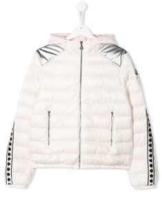 Moncler Kids пуховик с капюшоном