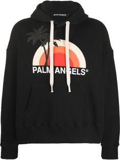 Palm Angels худи с графичным принтом