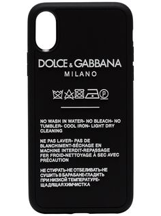 Dolce & Gabbana чехол для iPhone X с принтмо инструкции по уходу