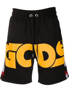 Gcds large logo print shorts