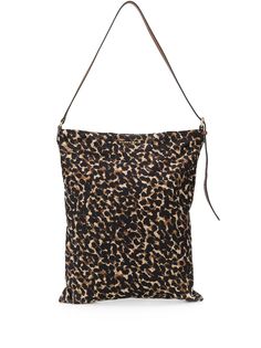 Burberry Pre-Owned сумка на плечо с леопардовым принтом