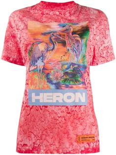 Heron Preston футболка с принтом Heron