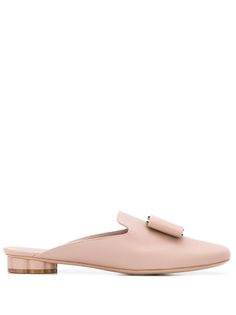 Salvatore Ferragamo мюли на скульптурном каблуке