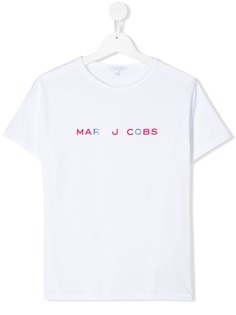 Little Marc Jacobs футболка с контрастным логотипом