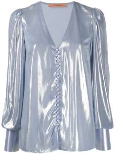 Andamane блузка Cecilia с эффектом металлик