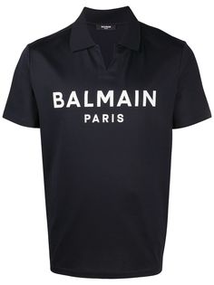 Balmain рубашка-поло с логотипом