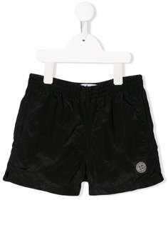 Stone Island Junior плавки-шорты с нашивкой-логотипом