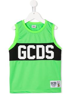 Gcds Kids топ без рукавов с логотипом