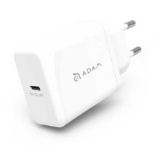Сетевое зарядное устройство Adam Elements Omnia F1, USB type-C, 8-pin Lightning (Apple), 3A, белый [apaadf1ctleuwh] Noname