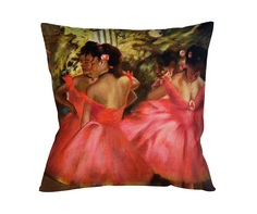 Арт-подушка «балерины в розовом» (object desire) мультиколор 45x45 см.