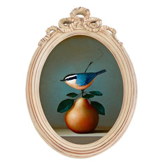 Картина мистер грушев (object desire) мультиколор 30x45x2 см.