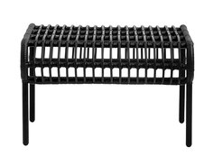 Садовый столик-табурет (nordal) черный 35.0x50.0x50.0 см.