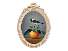 Картина мистер оранж (object desire) серый 30x45x2 см.