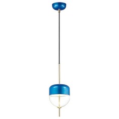 Подвесной светильник pamfa (odeon light) синий 150 см.