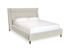 Кровать “carmichael” 200*200 (idealbeds) серый 218x152x220 см.