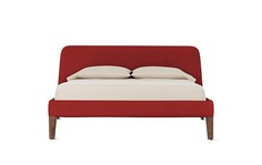 Кровать “parallel” 180*200 (idealbeds) красный 226x100x215 см.