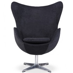 Кресло egg chair (icon designe) серый 75x105x86 см.