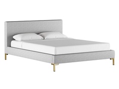 Кровать “landy bed” 160*200 (idealbeds) серый 160x100x212 см.