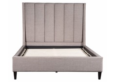 Кровать “odina” 140*200 (idealbeds) серый 155x140x215 см.