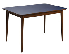 Стол обеденный раздвижной сканди (r-home) синий 120x75x80 см.