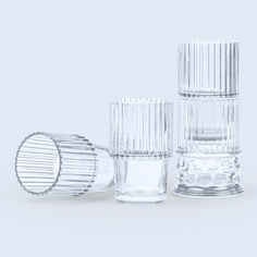 Набор стеклянных бокалов нestia прозрачный, 4 шт. (doiy) прозрачный 20.0x20.0x15.0 см.