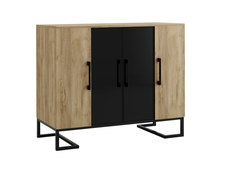 Тумба loft (r-home) коричневый 100x85x45 см.