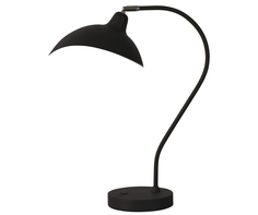 Настольная лампа эссен (kink light) черный 50.0 см.