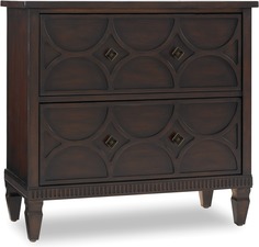 Комод two drawer (hooker) коричневый 91x86x43 см.