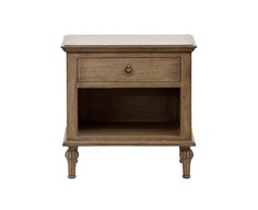 Прикроватная тумба cheadle bedside (gramercy) коричневый 60x60x44 см.