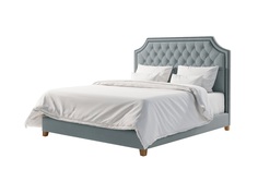 Кровать montana king size (gramercy) серый 195x140x222 см.
