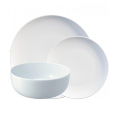 Набор тарелок dine (12 шт) (lsa international) белый 5 см.