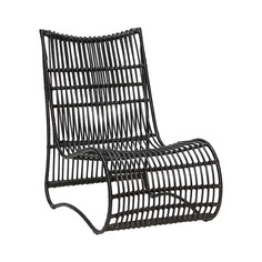 Кресло-качалка rattan (hubsch) черный 86.0x89.0x58.0 см.