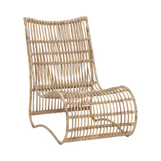 Кресло-качалка rattan (hubsch) бежевый 86.0x89.0x58.0 см.