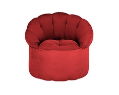 Уличное кресло- пуф bordeaux (frescadesign) красный 65x80x45 см.