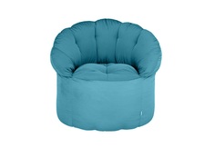 Уличное кресло- пуф heaven (frescadesign) голубой 65x80x45 см.