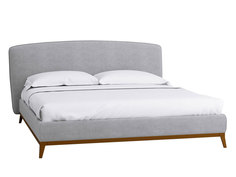 Кровать сканди лайт (r-home) серый 213x110x232 см.