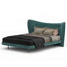 Кровать apriori n (actualdesign) зеленый 196.0x95.0x220.0 см.