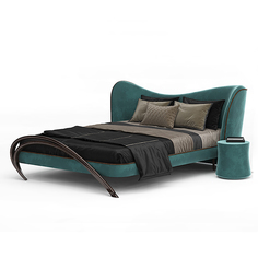 Кровать apriori fa (actualdesign) зеленый 196.0x95.0x220.0 см.