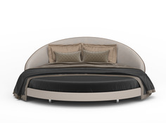 Кровать круглая apriori l (actualdesign) коричневый 225.0x235.0x90.0 см.