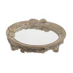 Поднос uevareth (to4rooms) золотой 28.5x5.0x27.5 см.