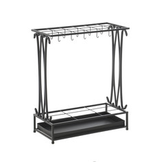 Подставка для зонтов gisabel (to4rooms) черный 50.0x60.0x24.0 см.