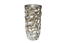 Кашпо напольное (garda decor) серебристый 33x69x33 см.